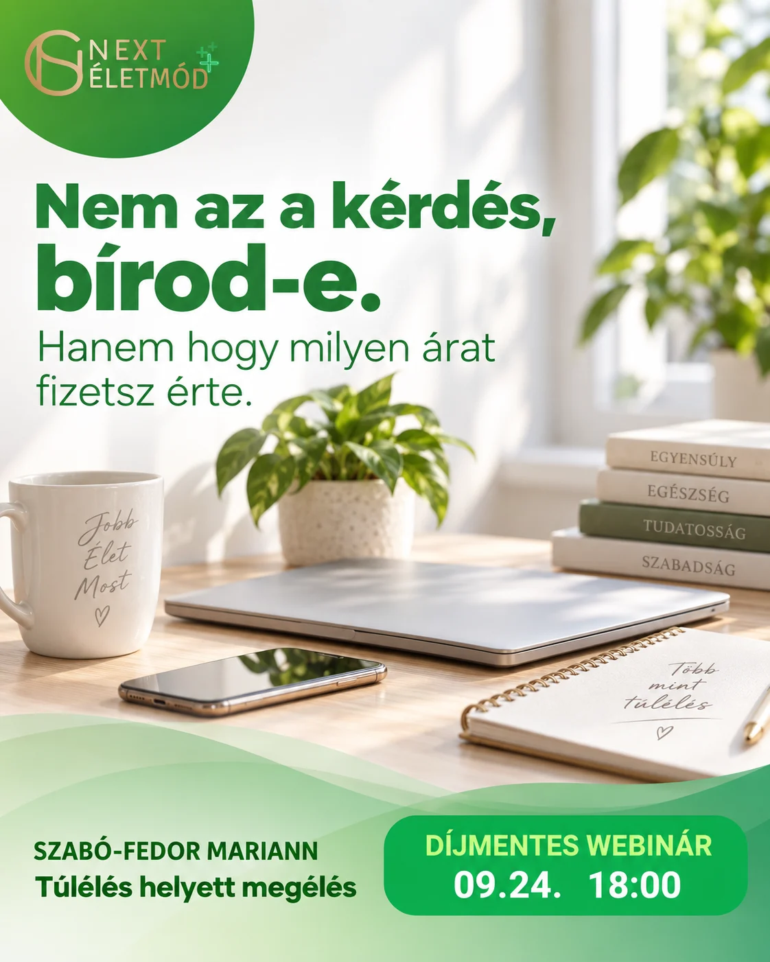 Holnap 18:00-kor találkozunk. 🌿