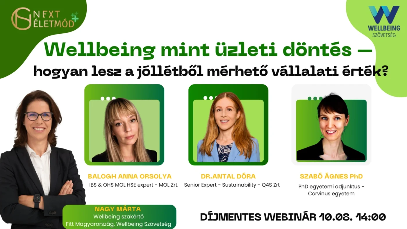 Mi az, ami nálatok tényleg működik wellbeing témában?
