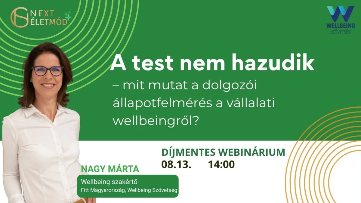 A test nem vár – webinár ma 14 órakor
